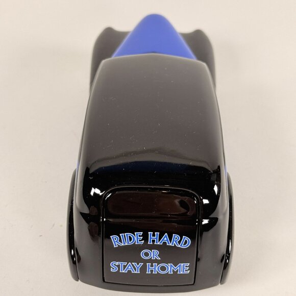 Harley-Davidson 1946 Chevy Street Rod Coin Bank 1:25 Liberty Classics Black Blue - Picture 7 of 14